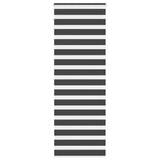 Vidaxl zebra rolgordijn 85x230 cm stofbreedte 80,9 cm zwart