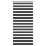 Vidaxl zebra rolgordijn 110x230 cm stofbreedte 105,9 cm zwart