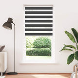 Roleta VidaXL zebra 110x230 cm šírka látky 105,9 cm čierna