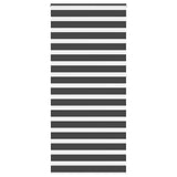 Vidaxl zebra rolgordijn 115x230 cm stofbreedte 110,9 cm zwart