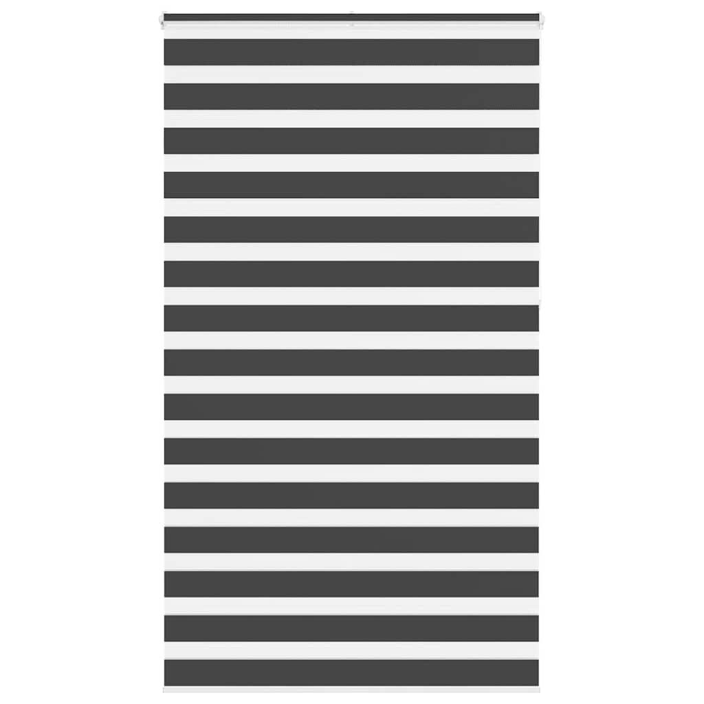 Vidaxl Zebra roller blind 130x230 cm Fabric width 125.9 cm Black