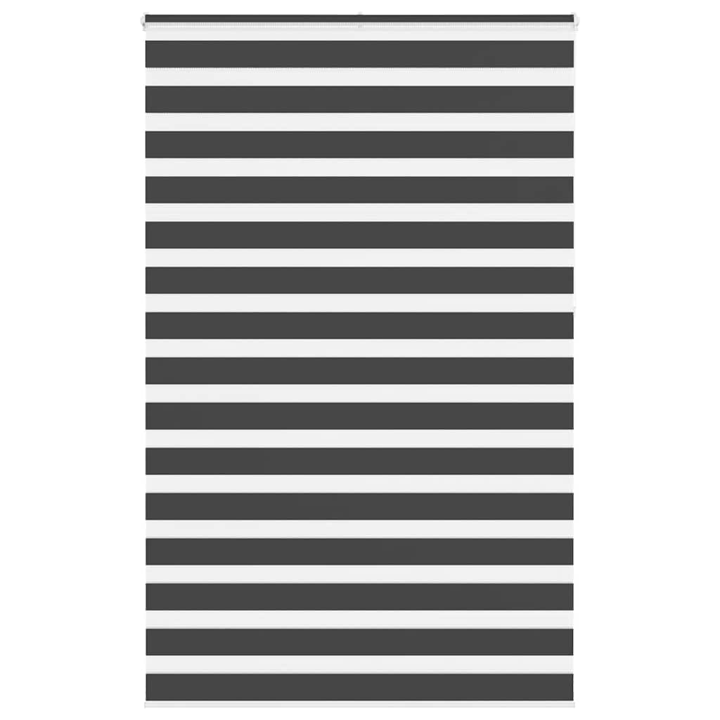 Vidaxl Zebra roller blind 145x230 cm Fabric width 140.9 cm Black
