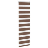 Vidaxl Zebrach Boll blann 50x100 c c cr Staubbreet 45.9 cm Polyester brong brong