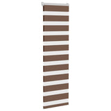 Vidaxl Zebra Roller Slepi 45x150 cm Širina prahu 40,9 cm poliestrska rjava