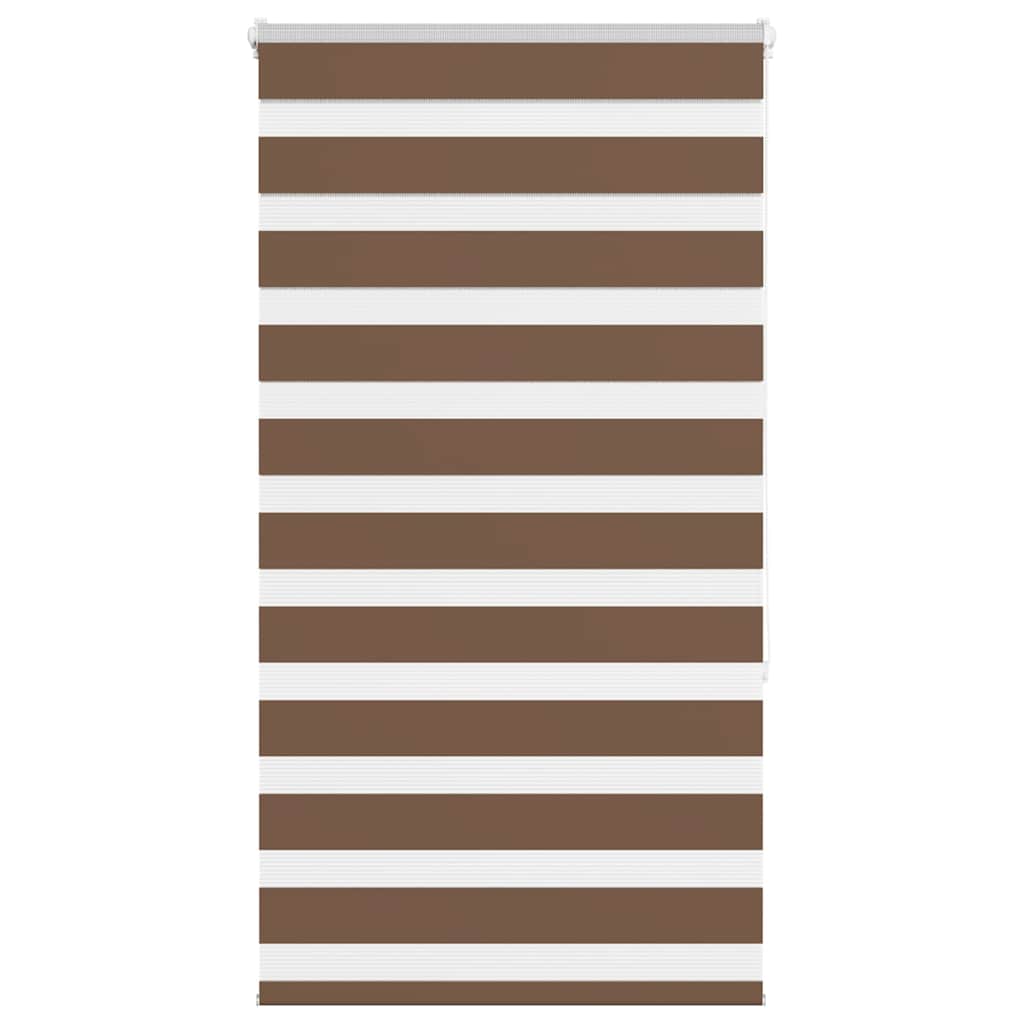 Vidaxl Zebra roller blind 70x150 cm dust width 65.9 cm Polyester Brown