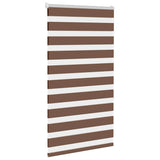 Vidaxl Zebra roller blind 75x150 cm dust width 70.9 cm Polyester Brown