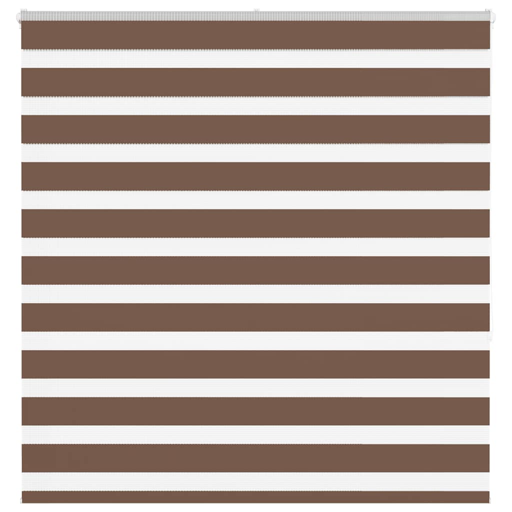 Vidaxl Zebra Roller Slepi 150x150 cm Širina prahu 145,9 cm poliestrska rjava