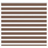 Vidaxl Zebra Roller Slepa 165x150 cm Širina prahu 160,9 cm poliestrska rjava