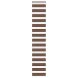 Vidaxl Zebra roller blind 50x200 cm dust width 45.9 cm polyester brown