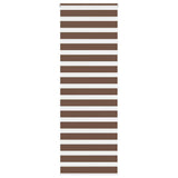 Vidaxx zebra rullegardin 75x200 cm stofbredde 70,9 cm polyester brun