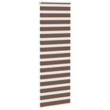 Vidaxl Zebra roller blind 90x200 cm dust width 85.9 cm Polyester Brown