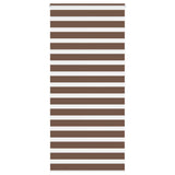 Vidaxl Zebra Roller Slepi 95x200 cm Širina tkanine 90,9 cm poliestrska rjava