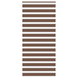 Vidaxl Zebra Roller Slepa 105x200 cm Širina tkanine 100,9 cm poliestrska rjava