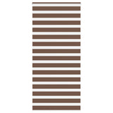 Vidaxl Zebra Roller Slepi 115x200 cm Širina prahu 110,9 cm poliestrska rjava
