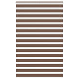 Vidaxl Zebra Roller Slepi 150x200 cm Širina prahu 145,9 cm poliestrska rjava