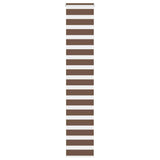 Vidaxl Zebra roller blind 40x230 cm dust width 35.9 cm polyester brown