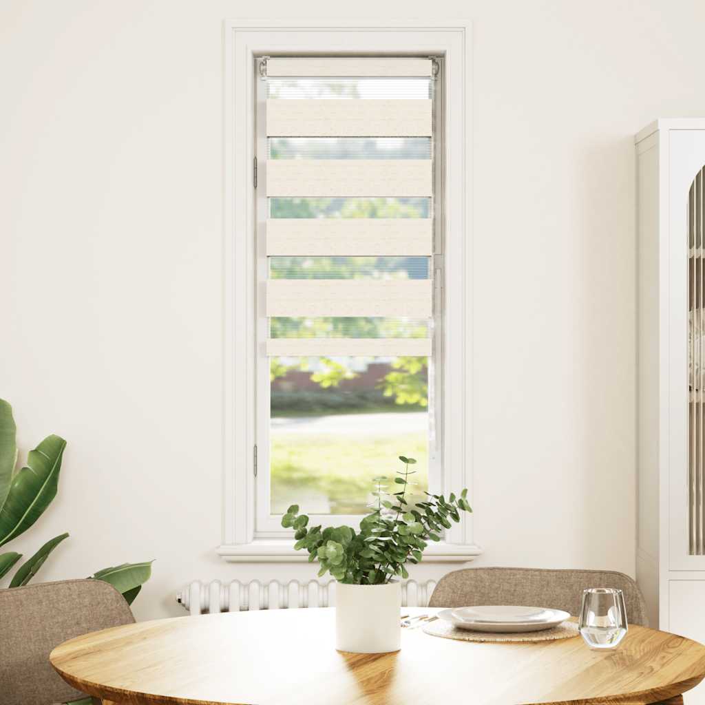Vidaxl Zebra roller blind 50x230 cm Fabric width 45.9 cm Polyester Brown