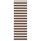 Vidaxl Zebra Roller Blind 90x230 cm šířka tkaniny 85,9 cm polyesterová hnědá