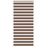 Vidaxl Zebra Roller Slepi 115x230 cm Širina tkanine 110,9 cm poliestrska rjava