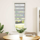 Vidaxl zebra roller blind 50x100 cm fabric width 45.9 cm light gray