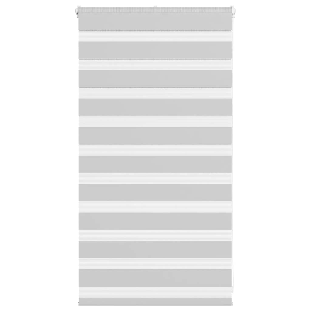 Vidaxl Zebra roller blind 80x100 cm dust width 75.9 cm light gray