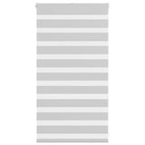 Vidaxl Zebra Roller Blind 85x100 cm Szerokość tkaniny 80,9 cm jasnoszary