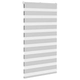 Vidaxl Zebra Roller Blind 85x100 cm Szerokość tkaniny 80,9 cm jasnoszary