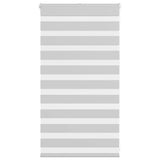 Vidaxl zebra válcový slepý 90x100 cm šířka tkaniny 85,9 cm světle šedá