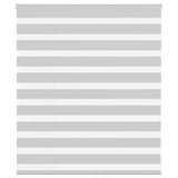 Vidaxl zebra rullo cieco 120x100 cm Larghezza tessuto 115,9 cm grigio chiaro