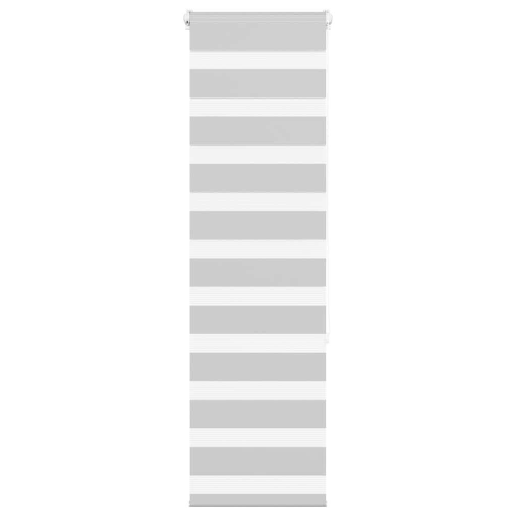Vidaxl zebra roller slepý 50x150 cm šířka tkaniny 45,9 cm světle šedá