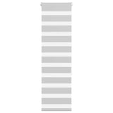 Vidaxl zebra roller slepý 50x150 cm šířka tkaniny 45,9 cm světle šedá
