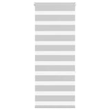Vidaxl zebra roller slepý 55x150 cm šířka tkaniny 50,9 cm světle šedá