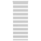 Vidaxl Zebra roller blind 65x150 cm Fabric width 60.9 cm light gray