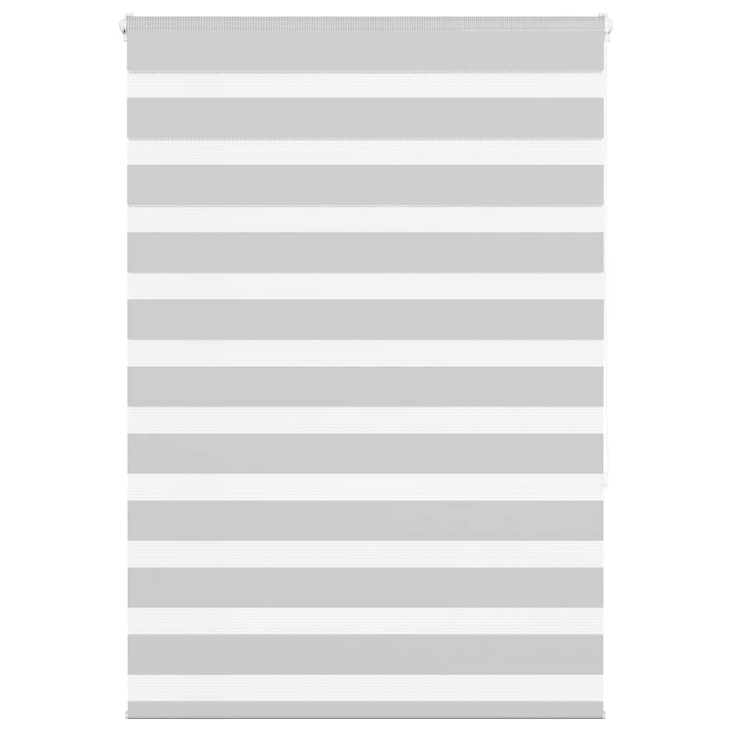 Vidaxl Zebra roller blind 105x150 cm fabric width 100.9 cm light gray