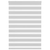 Vidaxl Zebra roller blind 105x150 cm fabric width 100.9 cm light gray