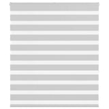 Vidaxl Zebra roller blind 120x150 cm dust width 115.9 cm light gray