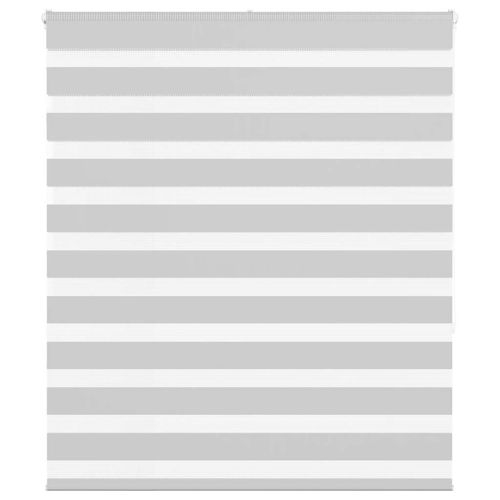 Vidaxl zebra válcový slepý 130x150 cm šířka prachu 125,9 cm světle šedá