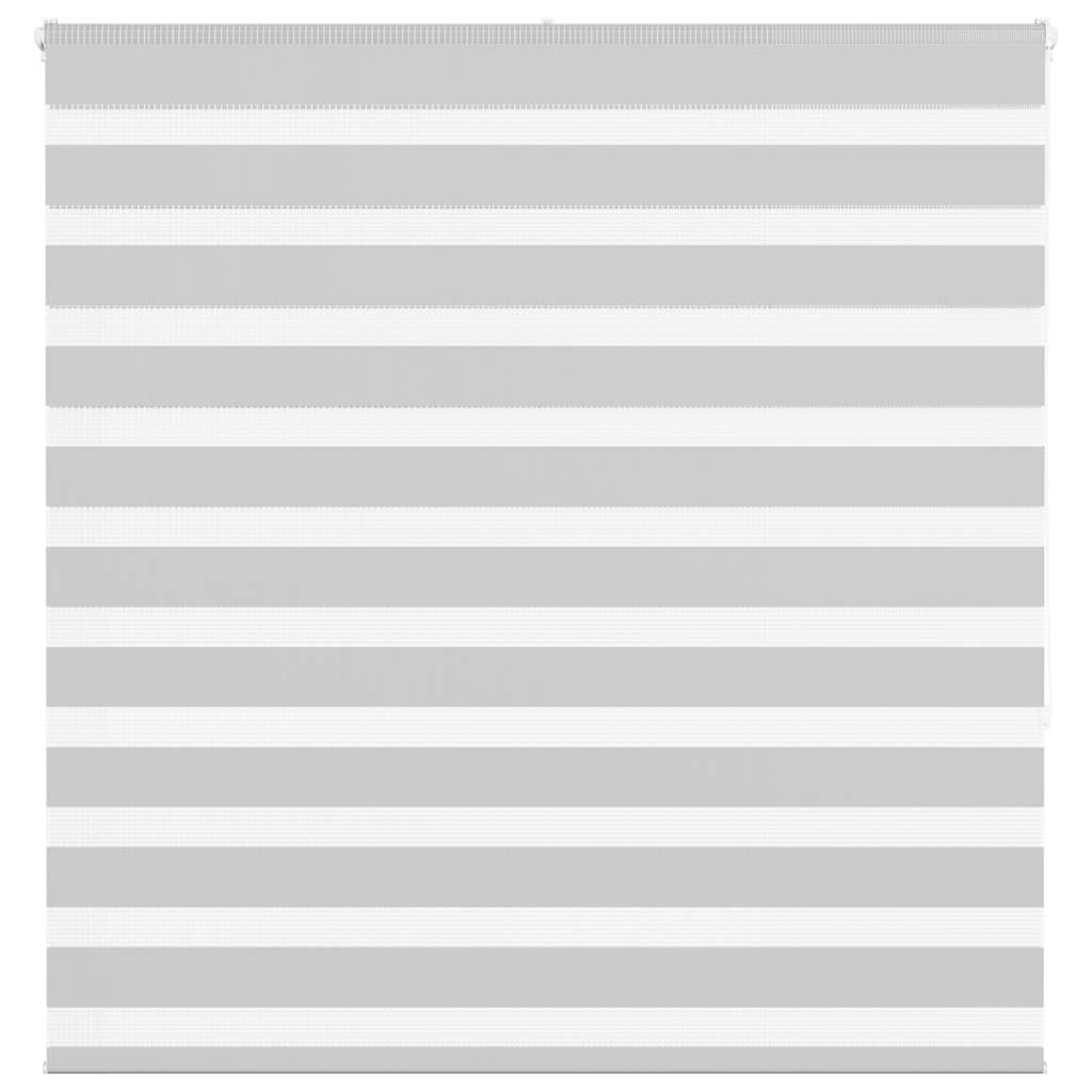 Vidaxl Zebra roller blind 140x150 cm fabric width 135.9 cm light gray