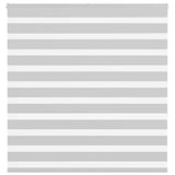 Vidaxl Zebra roller blind 140x150 cm fabric width 135.9 cm light gray