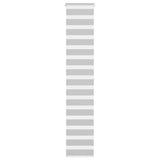 Vidaxl Zebra roller blind 45x200 cm dust width 40.9 cm light gray