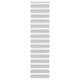 Vidaxl Zebra roller blind 65x200 cm Fabric width 60.9 cm light gray