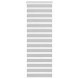 Vidaxl Zebra roller blind 75x200 cm Fabric width 70.9 cm light gray