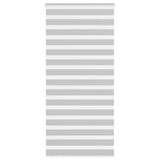 Vidaxl Zebra roller blind 105x200 cm Fabric width 100.9 cm light gray