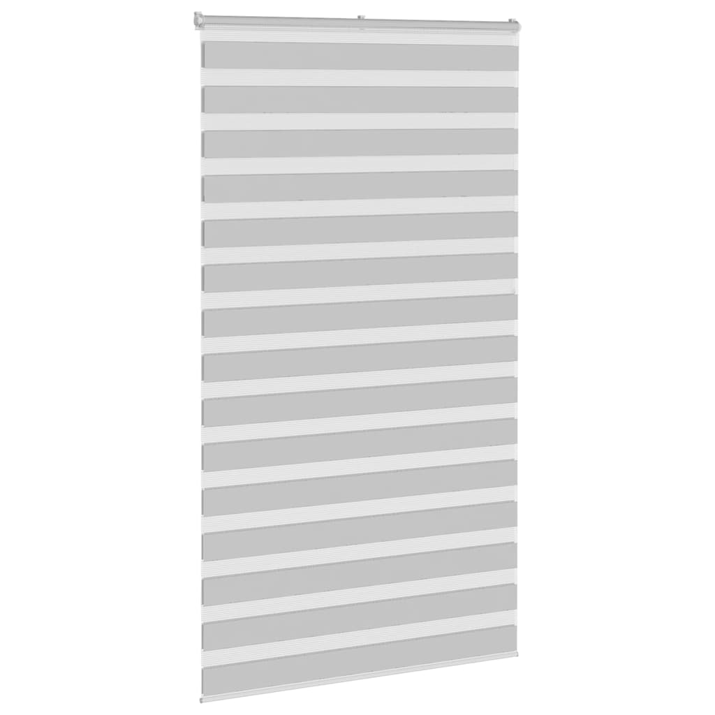 Vidaxl zebra válcový slepý 120x200 cm šířka tkaniny 115,9 cm světle šedá