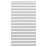 Vidaxl zebra válcový slepý 130x200 cm Šířka prachu 125,9 cm světle šedá