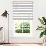 Vidaxl zebra válcový slepý 130x200 cm Šířka prachu 125,9 cm světle šedá