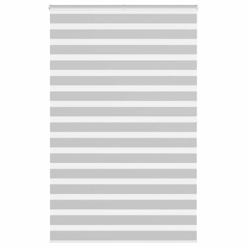 Vidaxl zebra roller slepý 140x200 cm šířka tkaniny 135,9 cm světle šedá