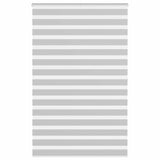 Vidaxl zebra roller slepý 140x200 cm šířka tkaniny 135,9 cm světle šedá