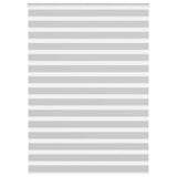 Vidaxl Zebra roller blind 165x200 cm Fabric width 160.9 cm light gray