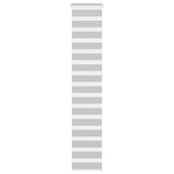 Vidaxl Zebra roller blind 50x230 cm Fabric width 45.9 cm light gray